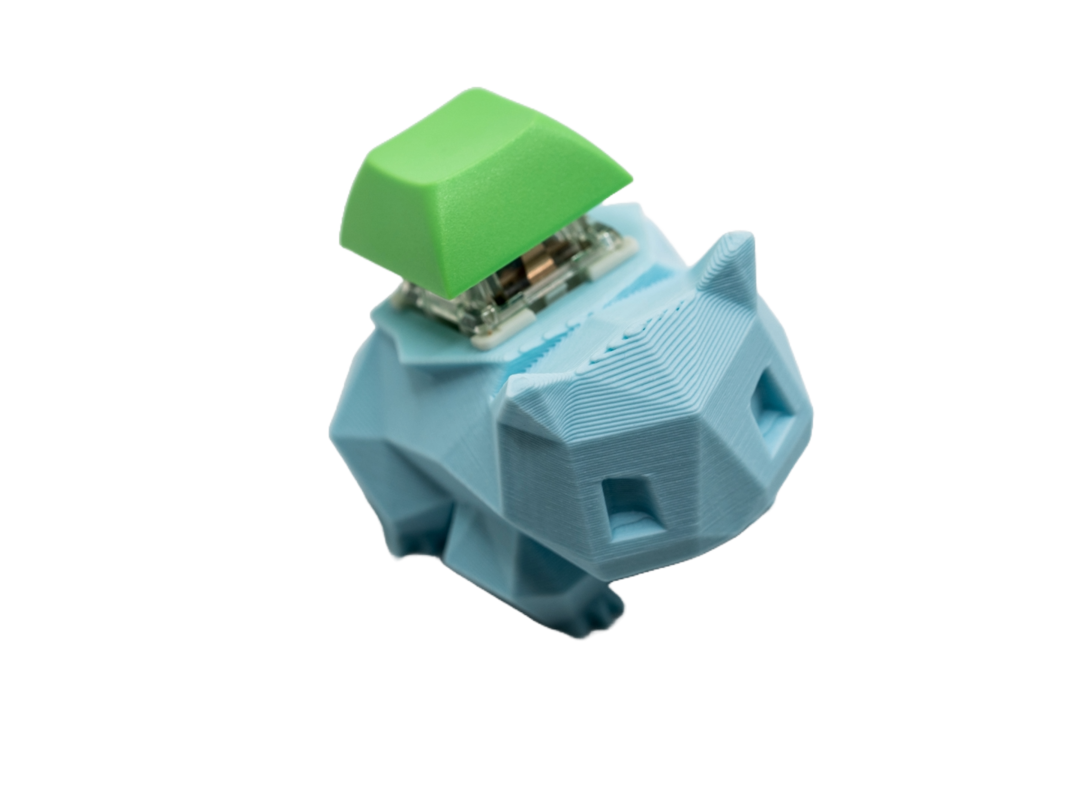 Low Poly Bulbasaur Mechanical Switch Fidget Toy Pokemon